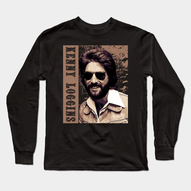 Kenny Loggins Long Sleeve T-Shirt by Degiab